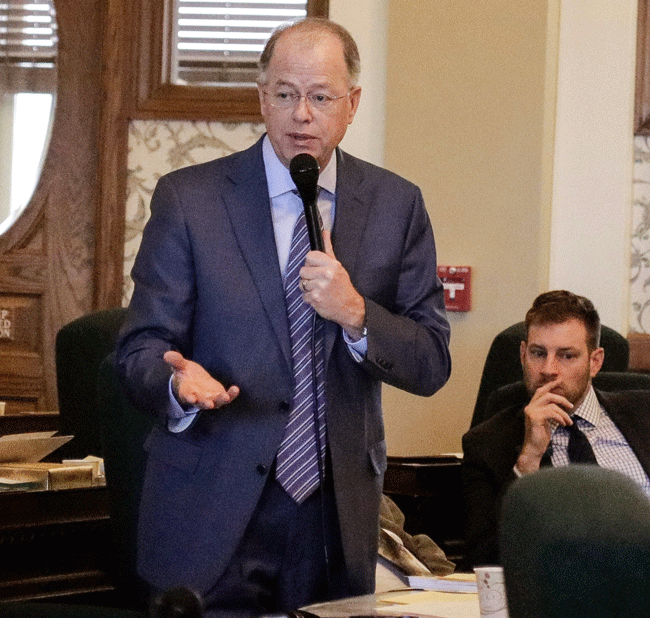 Senate Majority Leader Sen. Fred Thomas, R-Stevensville